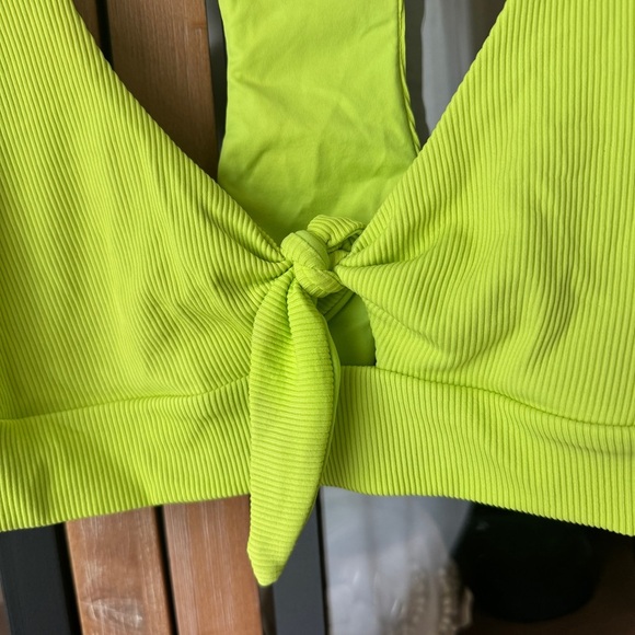 L*Space reversible bikini set ribbed camacho bottoms low rise tie top tara top - Picture 6 of 16